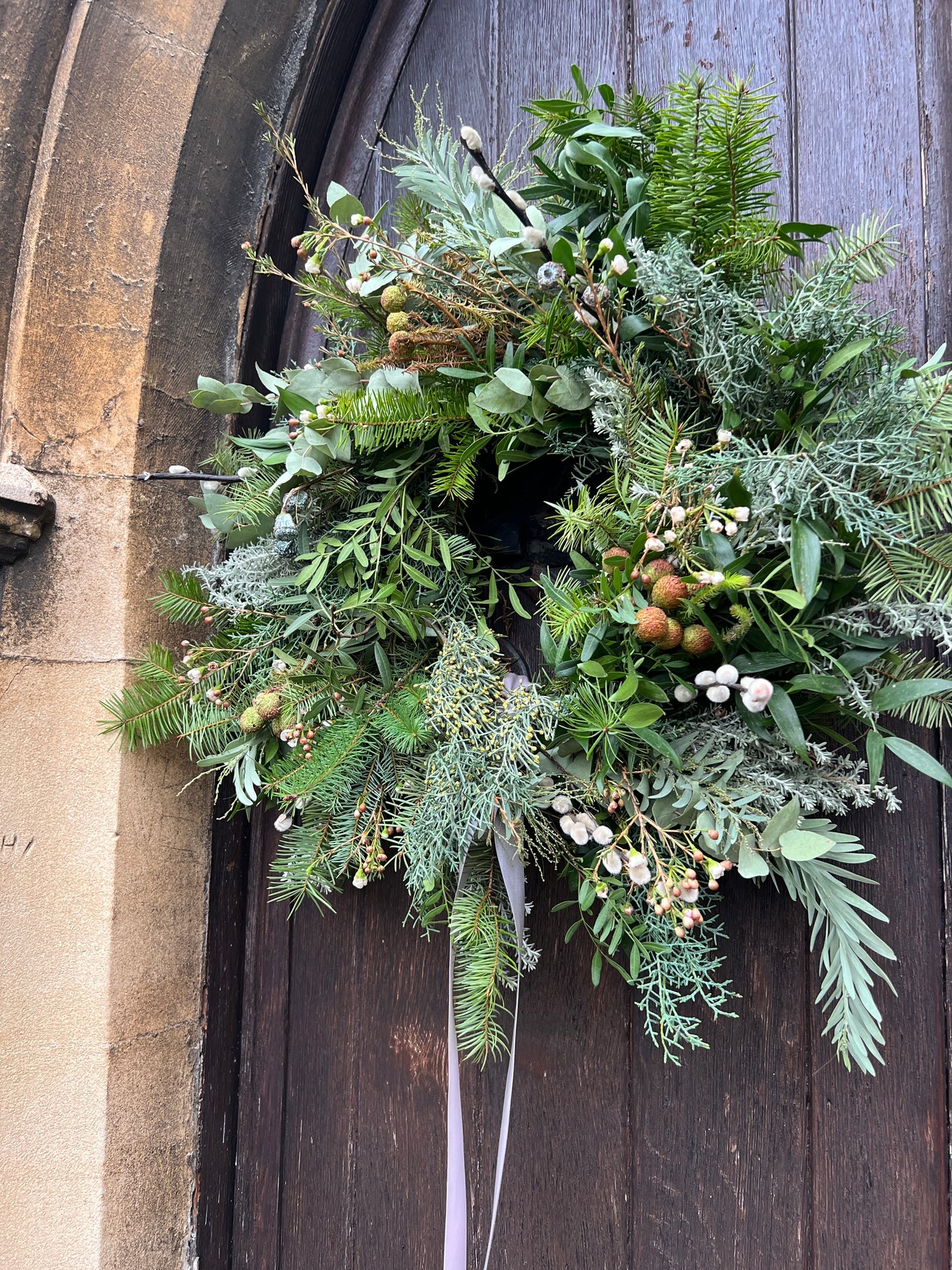 White Winter Whisper Christmas Wreath