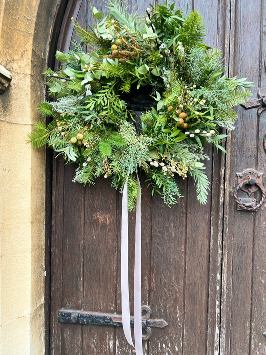 White Winter Whisper Christmas Wreath